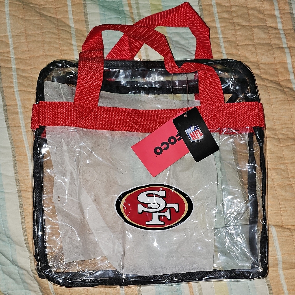 NFL San Francisco 49ers Clear Tote Bag By Foco